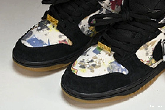 Nike  FD8778-001 SB Supreme Dunk Rammellzee Low 0123